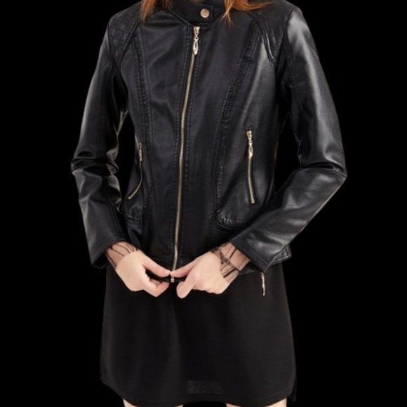 Bashwood Handmade Womens Capri Genuine Lambskin Leather Jacket - Picture 4 of 4